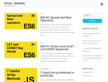 Tablet Screenshot of pavelterenin.com